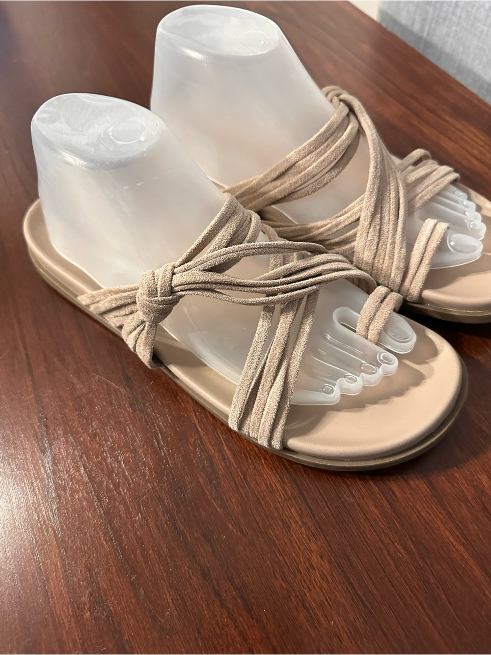 Maurices Nude Knot-Strap Slide Sandals